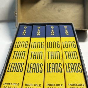 12 NOS Huge Vintage Mechanical Pencil Lead Boxes Lot Unopened Rare Dixon Boxes!